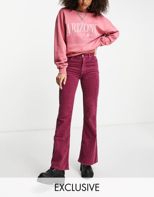 Reclaimed vintage pink corduroy pants best sale