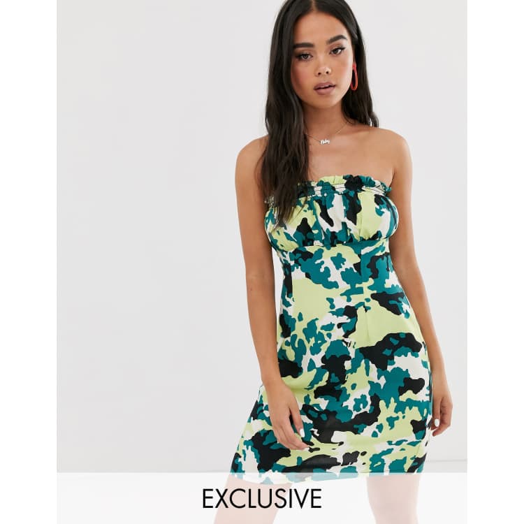Camo sales tube dress