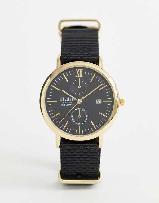 Time quartz deals watch asos