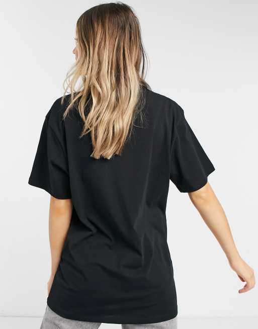 Reclaimed Vintage Inspired black T-shirt in cotton - BLACK, 2 of 4
