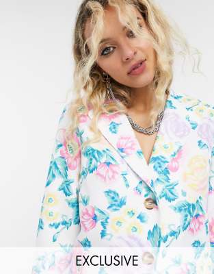 two piece floral