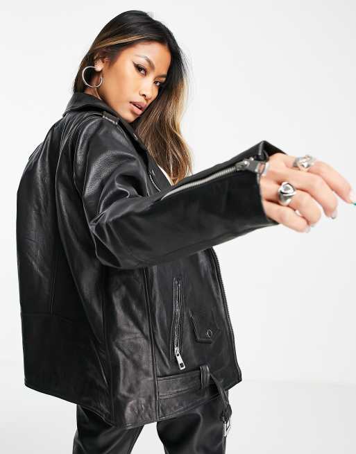 Veste motard oversize best sale