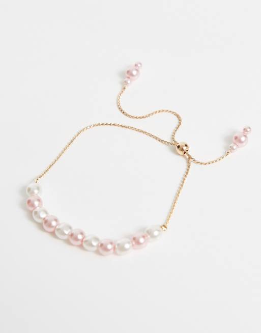 Reclaimed Vintage Inspired - Bracelet coulissant à perles, 4 de 4