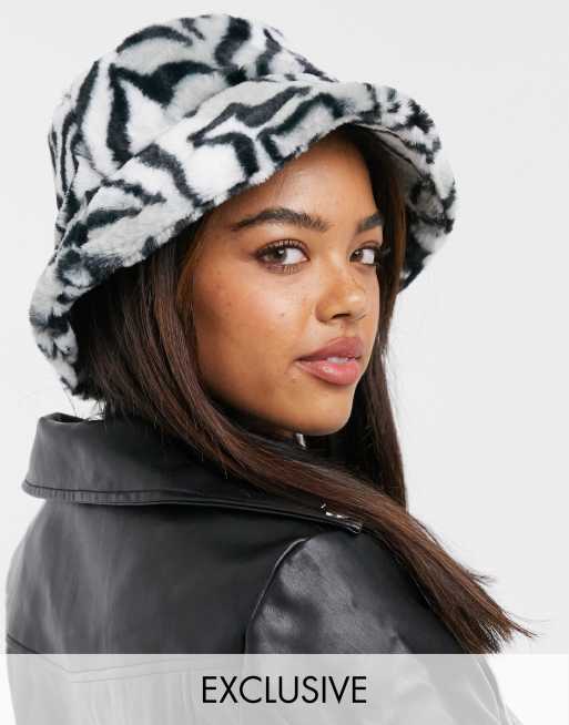 Zebra bucket hot sale hat