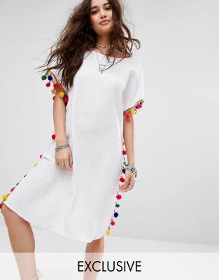 asos pom pom dress