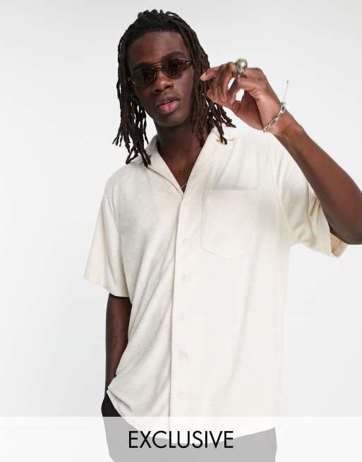 Reclaimed Vintage Inspired Camicia dad fit a maniche corte con