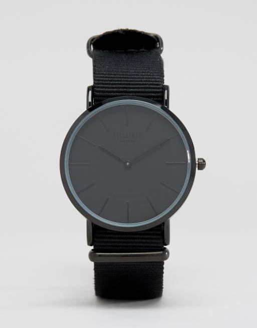 Reclaimed Vintage Inspired Canvas Watch In Black Exclusive to ASOS