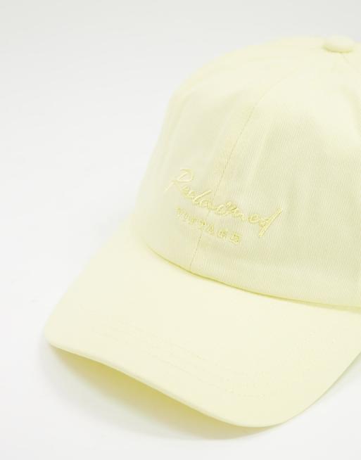 Pastel yellow baseball cap shop