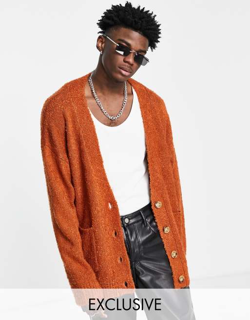 Rust cardigan hot sale