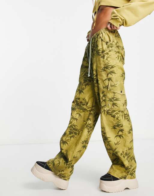 Reclaimed Vintage Inspired - Cargobukser med print