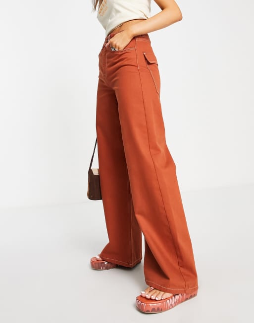 Womens rust shop jeans