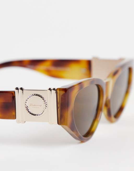 Reclaimed Vintage inspired cat eye sunglasses in tortoiseshell, 2 of 4