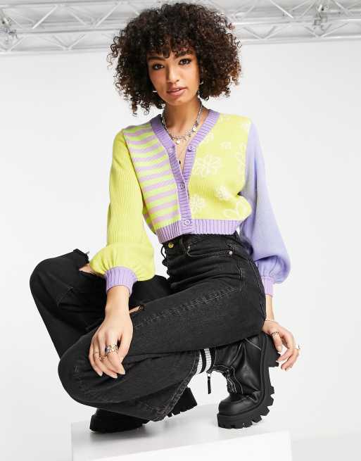 Vintage floral cardigan best sale