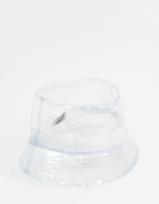 Clear plastic bucket hat sale