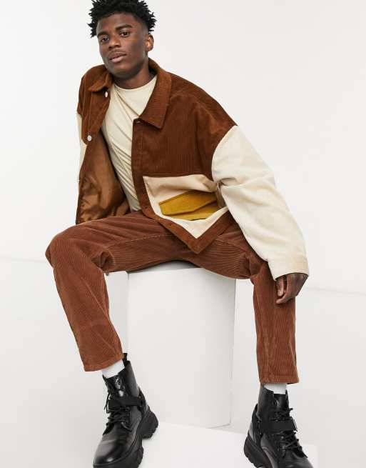 Color block corduroy new arrivals