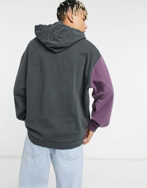 Polaroid color block hoodie clearance