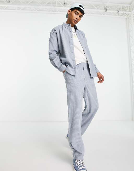 Dusty blue dress pants shop