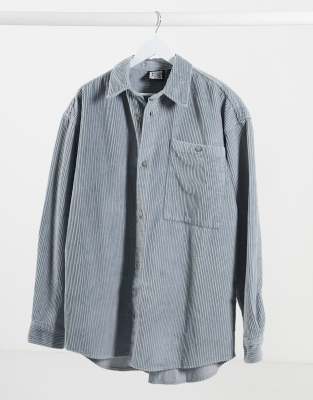 Grey cord shirt clearance