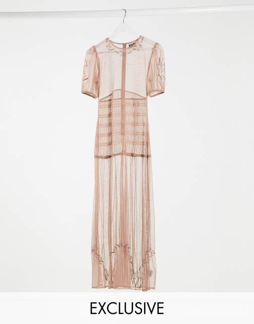 Sheer vintage outlet dress