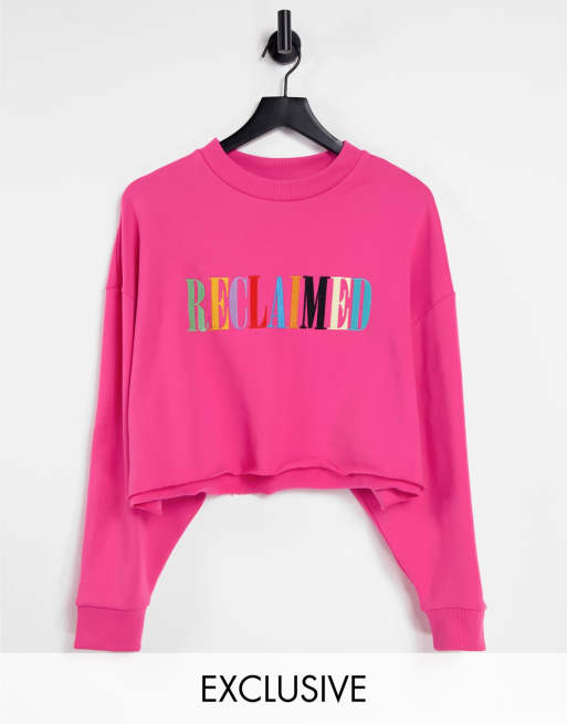 Vintage cropped sweatshirt on sale