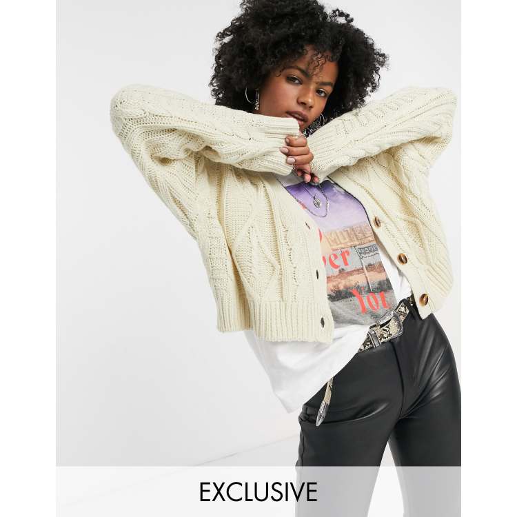 Vintage crop cardigan on sale