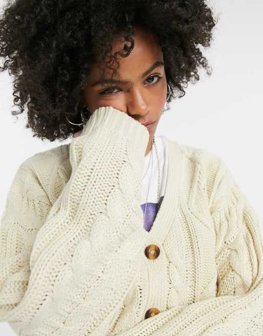 Vintage sales knit cardigan