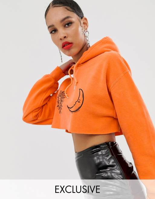Orange crop new arrivals top hoodie