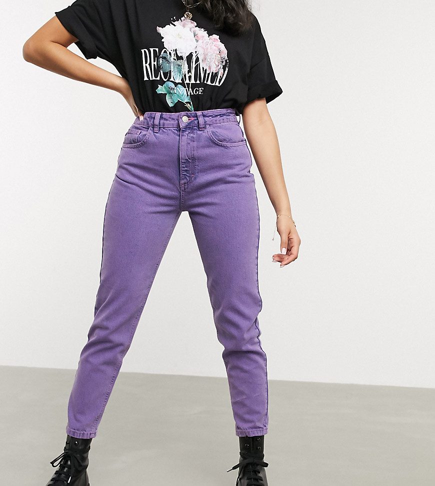 Reclaimed Vintage Inspired - De jaren '89 jeans met smaltoelopende pijpen in roze met wassing