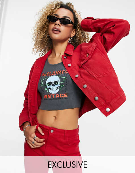 Women S Denim Jackets Cropped Oversized Jackets Asos