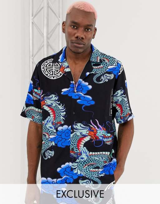 Chemise dragon vintage best sale