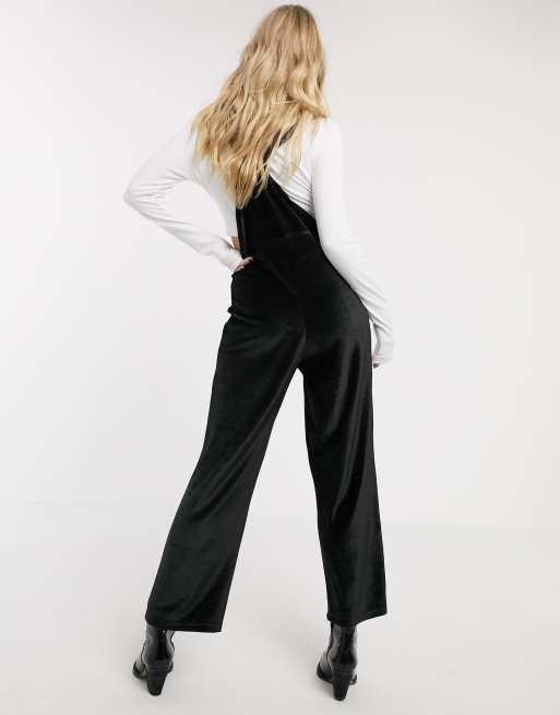 Velvet dungaree sales