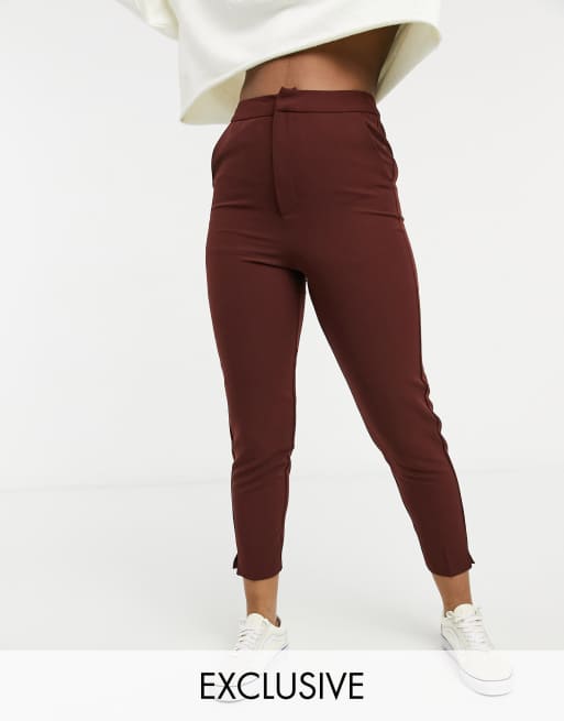 Reclaimed Vintage - Inspired - Effen broek met cigarette pijpen