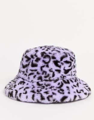 tiger print bucket hat