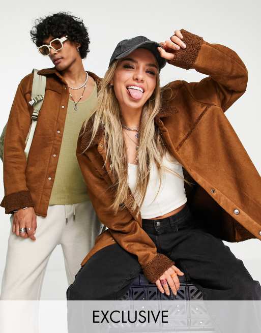 Asos suede jacket hot sale