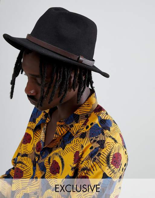 Reclaimed Vintage inspired fedora western hat