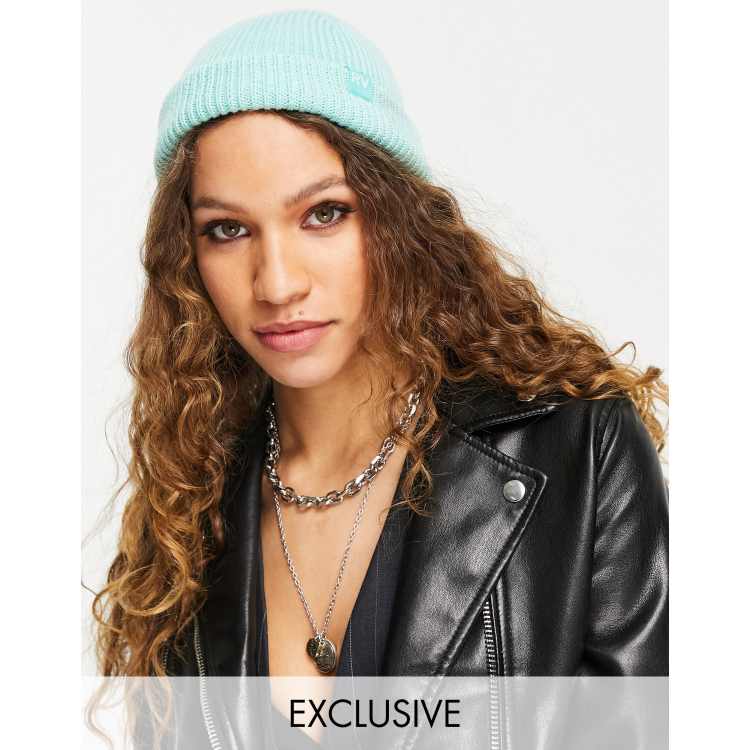 aqua blue beanie