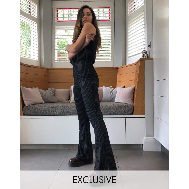 Pin stripe hot sale flares