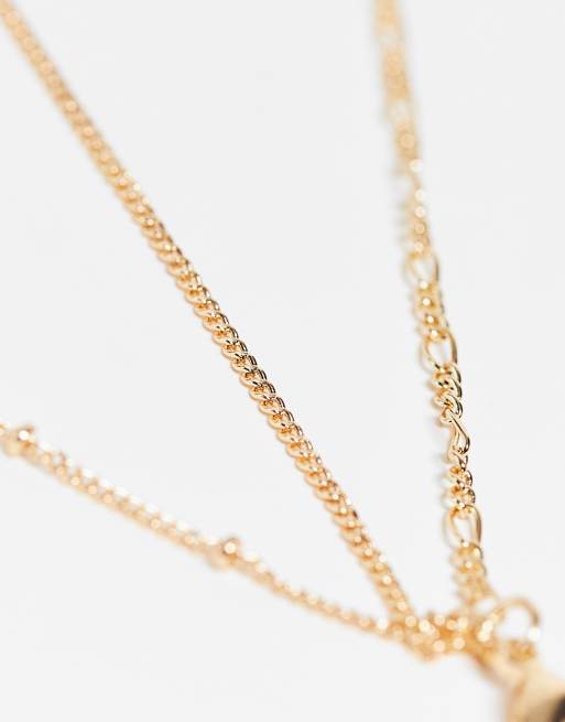 Reclaimed Vintage inspired  - Gelaagde ketting met sterrenbeeld, 2 van 4
