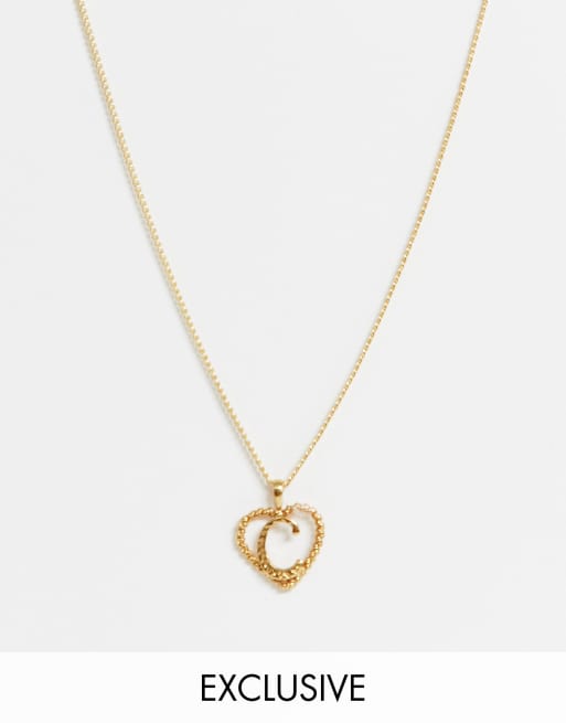 Vintage initial 2025 necklace
