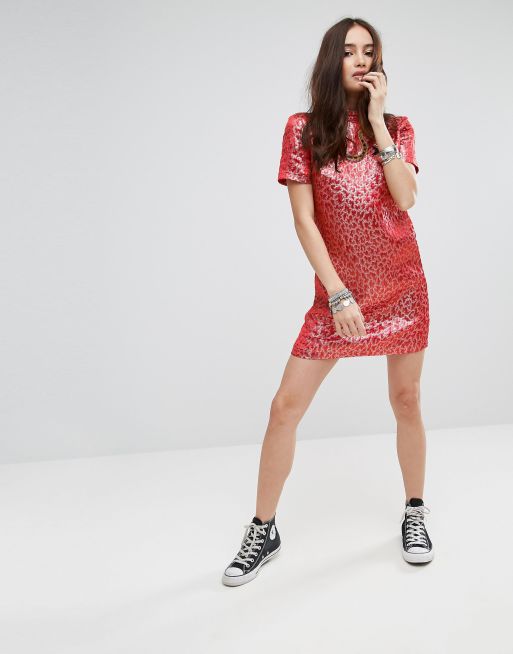 High neck western dress cheap