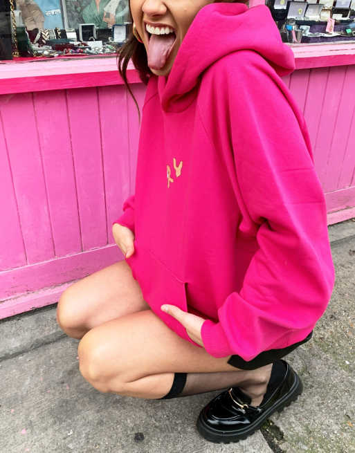Vintage pink hoodie new arrivals