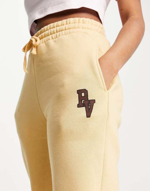 Reclaimed Vintage Inspired - Jogger d'ensemble avec logo style universitaire - Fauve, 3 de 4