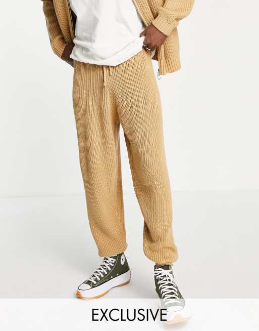 Reclaimed Vintage inspired jogger in fisherman rib co ord ASOS