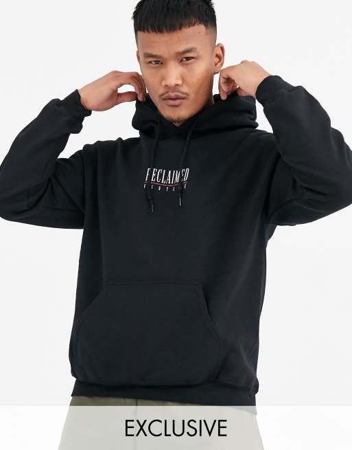 Hoodie reclaimed vintage top