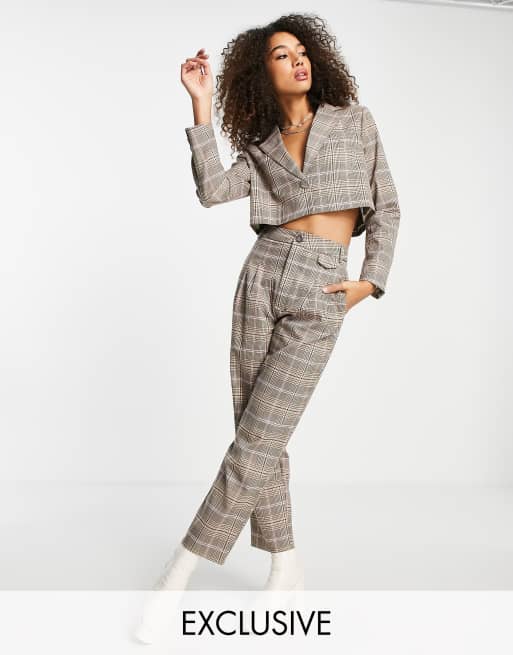 Reclaimed Vintage Inspired – Karierte Hose 