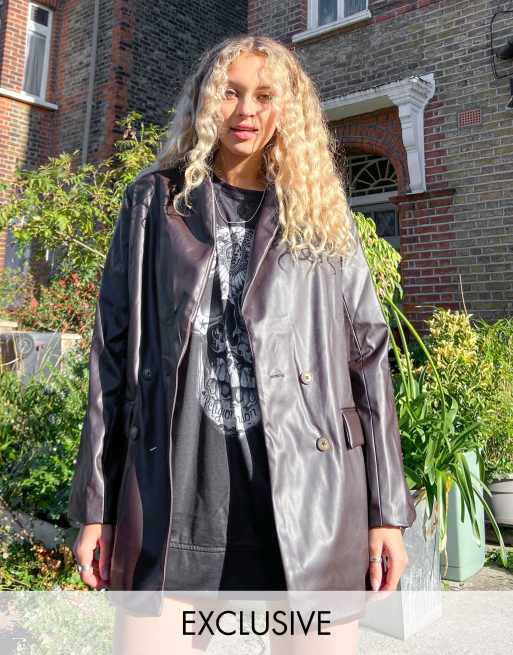 Asos reclaimed vintage leather jacket new arrivals