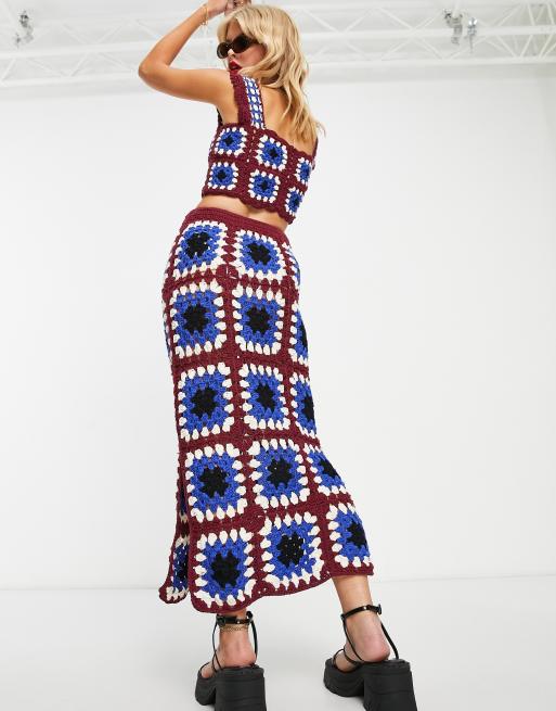 Reclaimed Vintage Inspired - Limited Edition - Jupe mi-longue au crochet | ASOS
