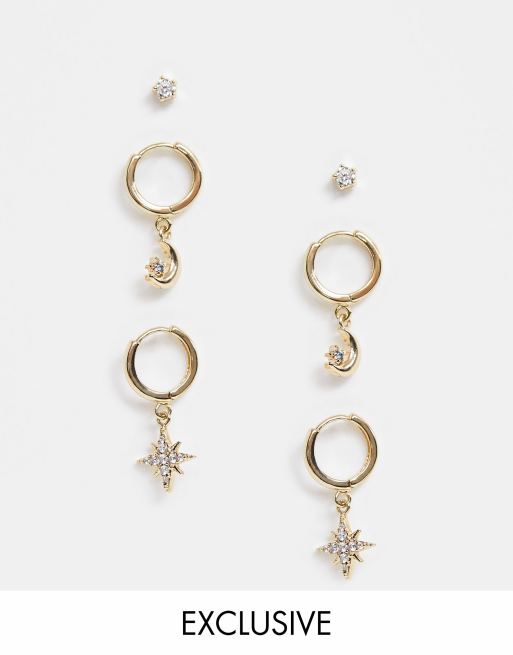 Lot De Boucles D'oreilles Vintage - Modèles Pendants & Variés - Occasion