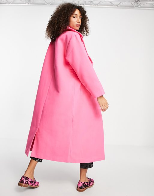 Manteau sale long rose