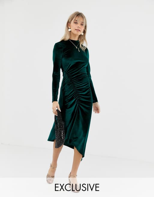 Velvet vintage dress on sale